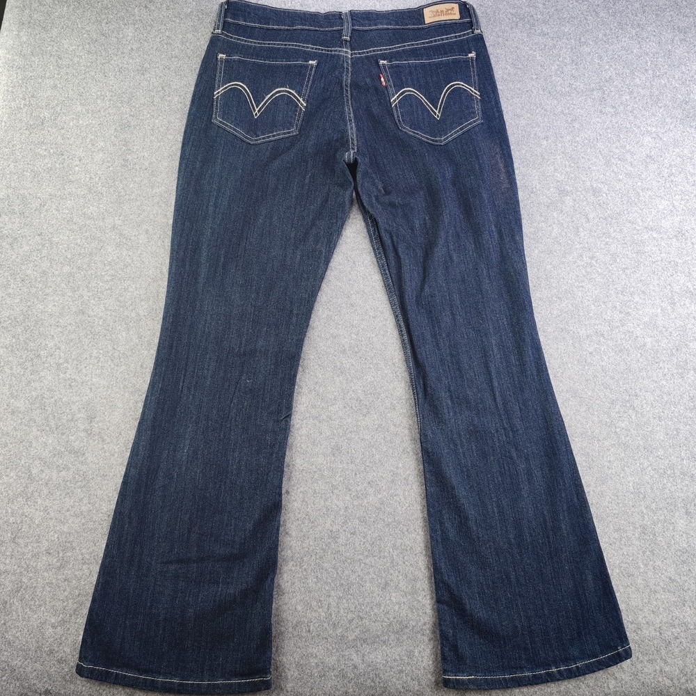 Levis 518 Superlow Jeans‎ Women's 30x30 Bootcut Dark Wash Mid Rise (33x30) - Picture 12 of 13